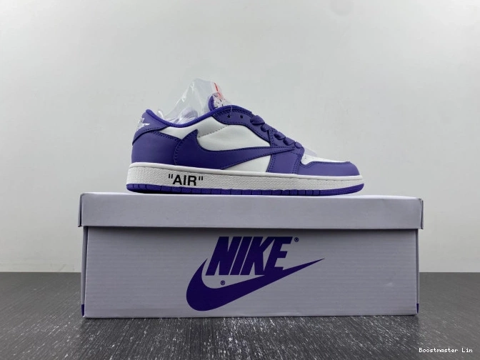Boostmaster lin X X CUSTOM OFF-WHITE SCOTT 1 AIR TRAVIS JORDAN DM7890-386 0715